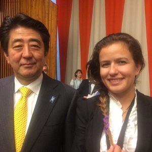 Prime-Minister-of-Japan-Mr.-Shinzo-Abe-and-Inna-Braverman